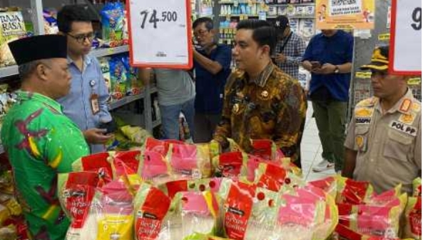 Pemkot Metro Bersama Tim Satgas Pangan Laksanakan Sidak