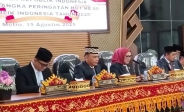 DPRD Metro Gelar Paripurna HUT ke 80 Kemerdekaan RI