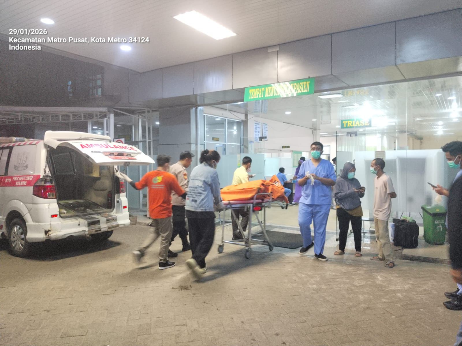 Polres Metro Lakukan Olah TKP Penemuan Jenazah Lansia di Metro Timur